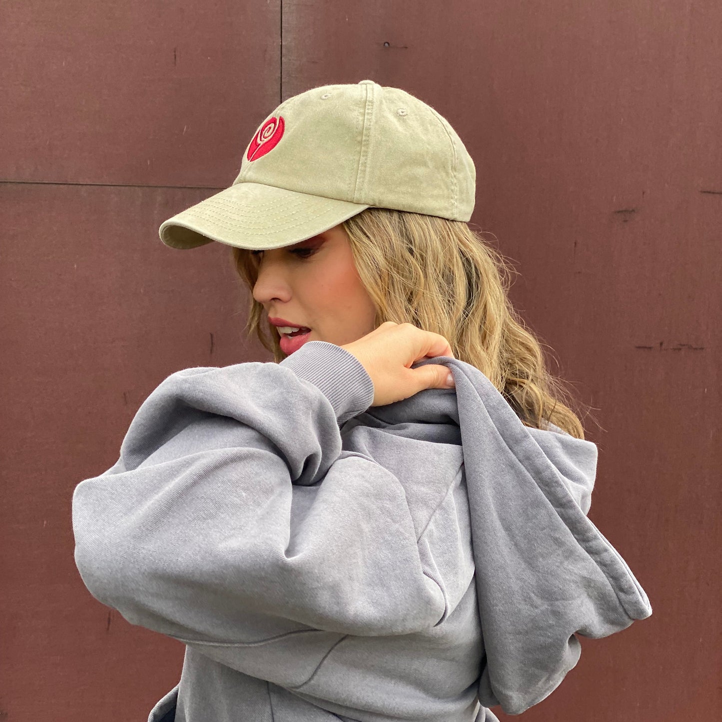 Rote Rosen Cap - Rose