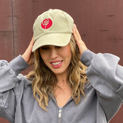Rote Rosen Cap - Rose