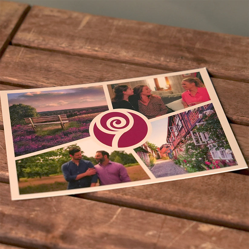 Postkarte Darsteller