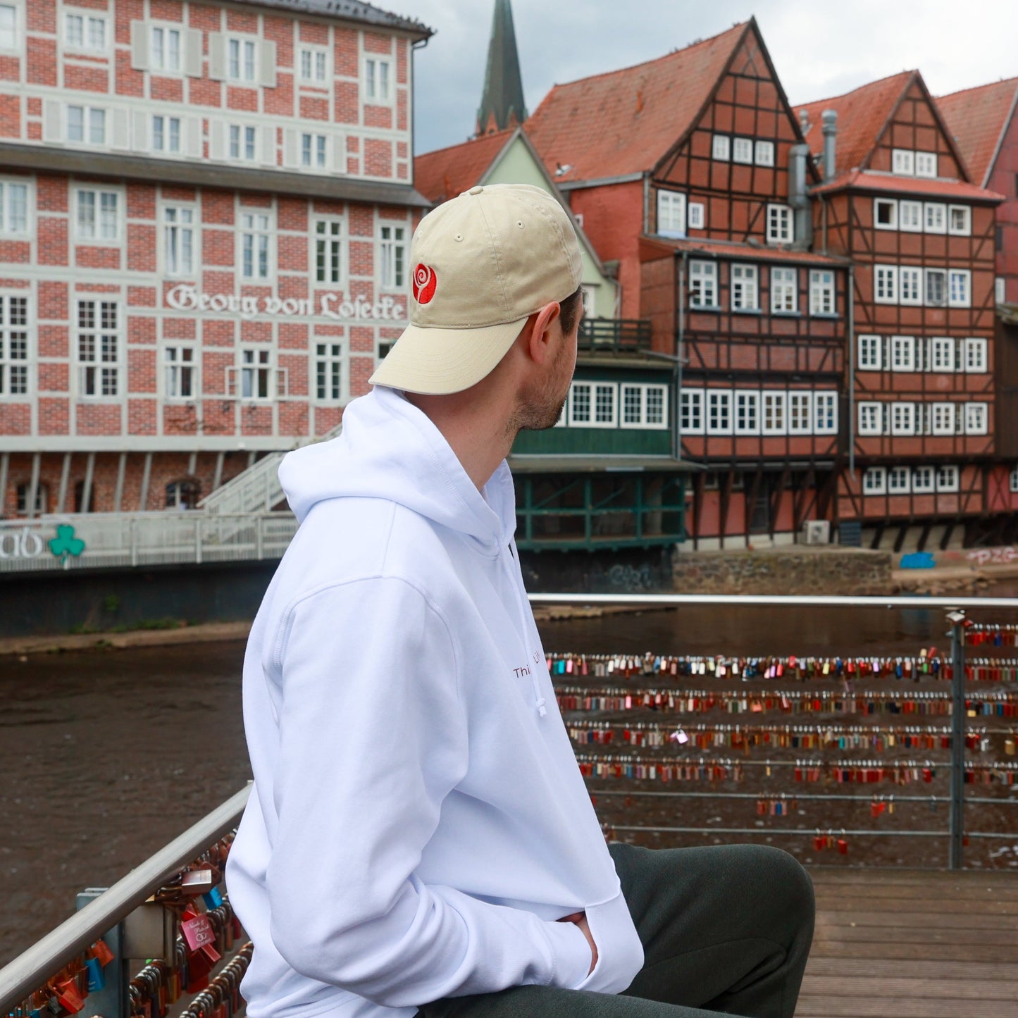 Rote Rosen Fan Artikel Cap Beige Lüneburg